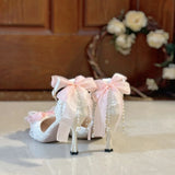 KYLETHOMASW  -  Women's Summer Sandals Y2K Heels Lolita White Women's Shoes Mary Jane Shoes Luxury Shoes Woman Designer Weddings Bridal Shoes