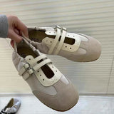 KYLETHOMASW  -  Flats Women's Sports Shoes Fashion Sneakers Casual Shallow Loafers Shoes 2025 Summer Walking Ballet Trend Sneakers Women
