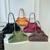 KYLETHOMASW  -  Large Capacity Suede Fabric Simple Tote Bag for Women Shoulder Bags Designer Luxury Brand Handbags and Purses