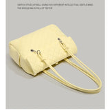 KYLETHOMASW  -  High Street Yellow Large Capacity Handbag Purse Hot Girls Leather Soft Casual Shoulder Bags Ladies Travel Y2k Mochila