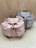 KYLETHOMASW  -  Casual Nylon Mini Backpack Women New Hot Girls Drawstring Pocket Y2k Mochila Female Vintage Harajuku Backpacks Aesthetic