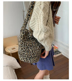 KYLETHOMASW  -  Lamb Wool Kawaii Vintage Harajuku Crossbody Bag Sweet Y2k Aesthetic All Match Handbags Casual Fashion Grunge Shoulder Bags Women