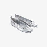 KYLETHOMASW  -  Exclusive design round-head rivet low-cut single shoe for women, new style, casual flat ballet shoes