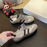 KYLETHOMASW  -  New Women Shoes Fashion Lace Moral Training Shoes for Woman Exquisite Round Head Sports Casual Shoe Designer Shoes Zapatos Mujer