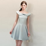 KYLETHOMASW  -  Summer Fashion Mini Dress Women Slim Fit Elegant Short Sleeves A Line Dresses French Chic Female Casual Sweet Cute Ladies Dress