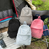 KYLETHOMASW  -  Women Lightweight Large Capacity Nylon Backpack Soft Fabric Casual Outdoor School Book Daypack Summer Travel Back Packs