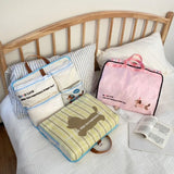 KYLETHOMASW  -  Large Capacity Travel Storage Bag Divided Storage Hanging Luggage Organizing Bag Space Saving Moisture-proof Handheld Sorage Bag