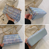 Kylethomasw Sequined Purses and Handbag French Style Women's Bag Luxury Crossbody Bags For Women Wedding Party Shoulder Bag PROM Clutch Bag