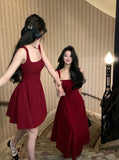 KYLETHOMASW  -  Summer Elegant Evening Party Midi Dresses Women Vintage Sleeveless Y2K Mini Birthday Dress Casual Korean A-line Vestidos