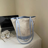 KYLETHOMASW  -  Tote Bag for Women New Style Fashionable and Versatile College Student Commuting One Shoulder Class Bucket Bags