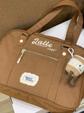 KYLETHOMASW  -  Vintage Casual Canvas Shoulder Bag Women Harajuku Aesthetic Zipper White Handbag Tote Bag Female Retro Crossbody Bags