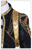 KYLETHOMASW  -  Black Golden Rumi Zoey Mira Cosplay , Costume Wig Girls Suit Child Halloween Party Role Playing Outfit
