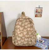 KYLETHOMASW  -  Heart School Backpack High Capaci Mochila Student Mochilas Teenage Girls Bag Portable Lightweighte Bolsas Feminina Backpacks
