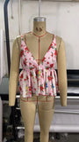 KYLETHOMASW  -  European and American Sexy Hot Girls Printed Tops Summer New Flower Cross-border Retro Vest Suspenders Women's Clothing