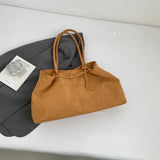 KYLETHOMASW  -  Large Capacity Suede Fabric Simple Tote Bag for Women Shoulder Bags Designer Luxury Brand Handbags and Purses