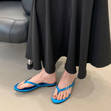 KYLETHOMASW  -  Fashion Round Toe Ladies Flats Slippers Shoes New In Summer Beach Female Slides Women Flats Slippers Sandals Shoes Flip flops