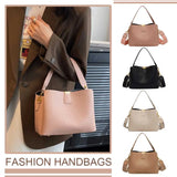 KYLETHOMASW  -  Women Luxury Shoulder Bag Large Capacity Daily Tote Handbag Adjustable Strap Bucket Crossbody Bag Ladies Outdoor Bag