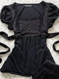 KYLETHOMASW  -  French Retro Fashion Cute Y2K Shirts Women Casual Slim Classic Short Sleeve Tees Harajuku 2000s Aesthetic Vintage Classic Tops