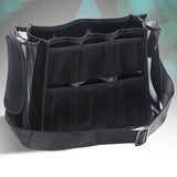 KYLETHOMASW  -  Large Capacity Cosmetic Brush Storage Bag Black Color Wear-resistant Hair Stylist Bag Multi-function Casual Portable Barber Bag