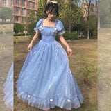 KYLETHOMASW  -  France Fairy Sweet Dress Women Vintage Evening Party Midi Dresses Casual Designer Chic Princess Retro White Dress