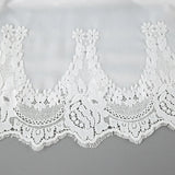 KYLETHOMASW  -  Women French Style White Blouse Lace Splicing Patchwork Shirt Elegant Flare Bell Sleeve Long Sleeve Casual Ladies Daily Tops
