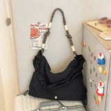 KYLETHOMASW  -  Women Shoulder Crossbody Bag Japanese Large Canvas Messenger Bags for Student Brand Book Bags Female Handbag Satchels 크로스백