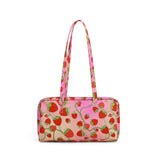 KYLETHOMASW  -  Nylon Bowler Bag, Regular Shoulder Bag, Top Handle Tote Bag with Key Leash, Simple Casual Commuter Work Bag, New Fashionable Han