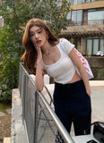KYLETHOMASW  -  Spring Summer High Waist Casual Suit Pants Women Korean Style Fashion Wide Leg Cargo Pants Female Streetwear Vintage Trousers