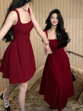 KYLETHOMASW  -  Summer Elegant Evening Party Midi Dresses Women Vintage Sleeveless Y2K Mini Birthday Dress Casual Korean A-line Vestidos