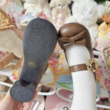 KYLETHOMASW  -  Fashionable Mary Jane Women's Shoes Elegant Temperament Soft Sole Cat Low Heeled Small Round Toe Lolita Shoes for Women Tacones