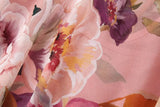 KYLETHOMASW  -  Ruffles V neck Floral Print Chiffon Full Sleeve Dress Woman Ball Tassel Lacing up Bow Waist Mini Summer Dresses Femme Robe