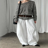KYLETHOMASW  -  Knitted Sweater Women Diagonal Collar Off Shoulder Autumn Winter Hollow Out Belt Pullover Vintage Elegant Jumper Ladies