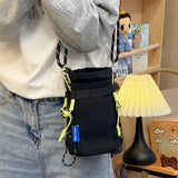 KYLETHOMASW  -  Women Small Drawstring Crossbody Bag New Trend Travel Fashion Outdoor Handbags and Purses Sports Phone Shoulder Bags