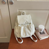 KYLETHOMASW  -  New Korean Girl Backpack Niche Design Star Drawstring Teenage Youth Schoolbag for Women Cute Sweet Lightweight Small Backpack
