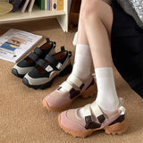 KYLETHOMASW  -  Women's Retro Fashion Casual Thick Soled Mary Jane Shoes New Autumn Versatile Shallow Mouth Comfortable Chunky Single Shoes