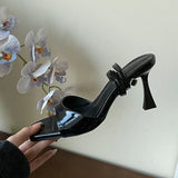 KYLETHOMASW  -  New Fashion Ankle Strap Women High Heels Pumps Shoes Female Square Toe Footwear Shallow Party Ladies High Heels Shoes