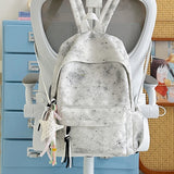 KYLETHOMASW  -  Women Star Print Backpack Polka Dot Star Charm Lightweight Student School New Trend Fashion Daypack Female Book Backpacks
