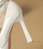 KYLETHOMASW  -  High Heels Women's Spring Autumn Waterproof Table High Heel Pumps Women's Pointed Toes Thin Heels Bridesmaid Work Shoes Women