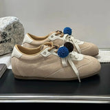 KYLETHOMASW  -  New Retro Women Shoes Luxury Genuine Leather Casual Sneakers for Woman Classic Moral Training Shoes Designer Shoes Zapatos Mujer