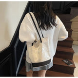 KYLETHOMASW  -  Tote Bag for Women New Style Fashionable and Versatile College Student Commuting One Shoulder Class Bucket Bags