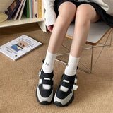 KYLETHOMASW  -  Women's Retro Fashion Casual Thick Soled Mary Jane Shoes New Autumn Versatile Shallow Mouth Comfortable Chunky Single Shoes