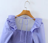 KYLETHOMASW  -  Vintage blouses for women fashion 2024 white ruffle top elegant korean fashion long sleeve blouses women casual shirts elegant