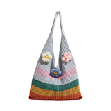 KYLETHOMASW  -  Large Shoulder Bag for Women Summer Wool Knitting Ladies Tote Shopper Bag Korean Fashion Luxury Female Handbags Travel
