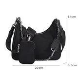 Kylethomasw Women Bag 2024 Trend Nylon Messenger Handbag Luxury Brand Crossbody Bags Ladies High Quality Shoulder Bag Purses for Women