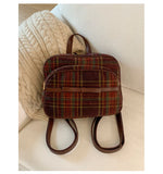 KYLETHOMASW  -  Luxury Design Casual All Match Mini Handbags Women Sweet Y2k Aesthetic Plaid Backpacks Japanese Girls Fashion Vintage Schoolbags