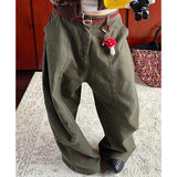 KYLETHOMASW  -  Street Loose Casual Slouchy Jeans American Vintage Machete Wide Leg Pants Harajuku Y2K Subculture Hiphop Denim Trousers