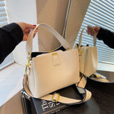 KYLETHOMASW  -  Women Luxury Shoulder Bag Large Capacity Daily Tote Handbag Adjustable Strap Bucket Crossbody Bag Ladies Outdoor Bag