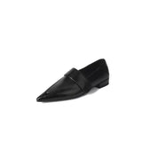 KYLETHOMASW  -  New Retro Pointed Toe Flats Women Loafers Shoes Ladies Summer Patent Leather Casual Walking Shoes Designer