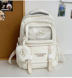 KYLETHOMASW  -  Ita Bag 2025 Autumn New High-capacity Canvas School Bag Popular Display Rucksack Preppy Style Solid Teenage Girls Bolsa Сумка