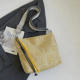 KYLETHOMASW  -  Wide Strap Trendy Women Fashion Underarm Bag Y2k Aesthetic Harajuku Plaid Shoulder Bags Office Lady All Match Handbags Crossbody